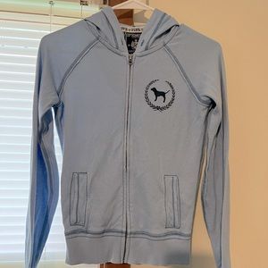 VS PINK ZIP UP HOODIE